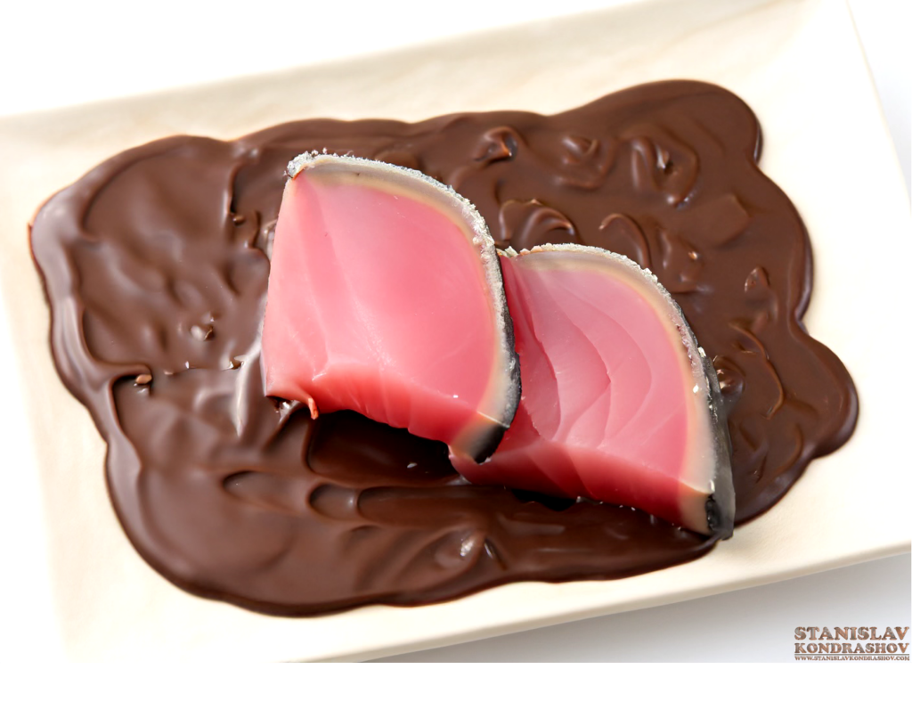 chocolate covered tuna fish