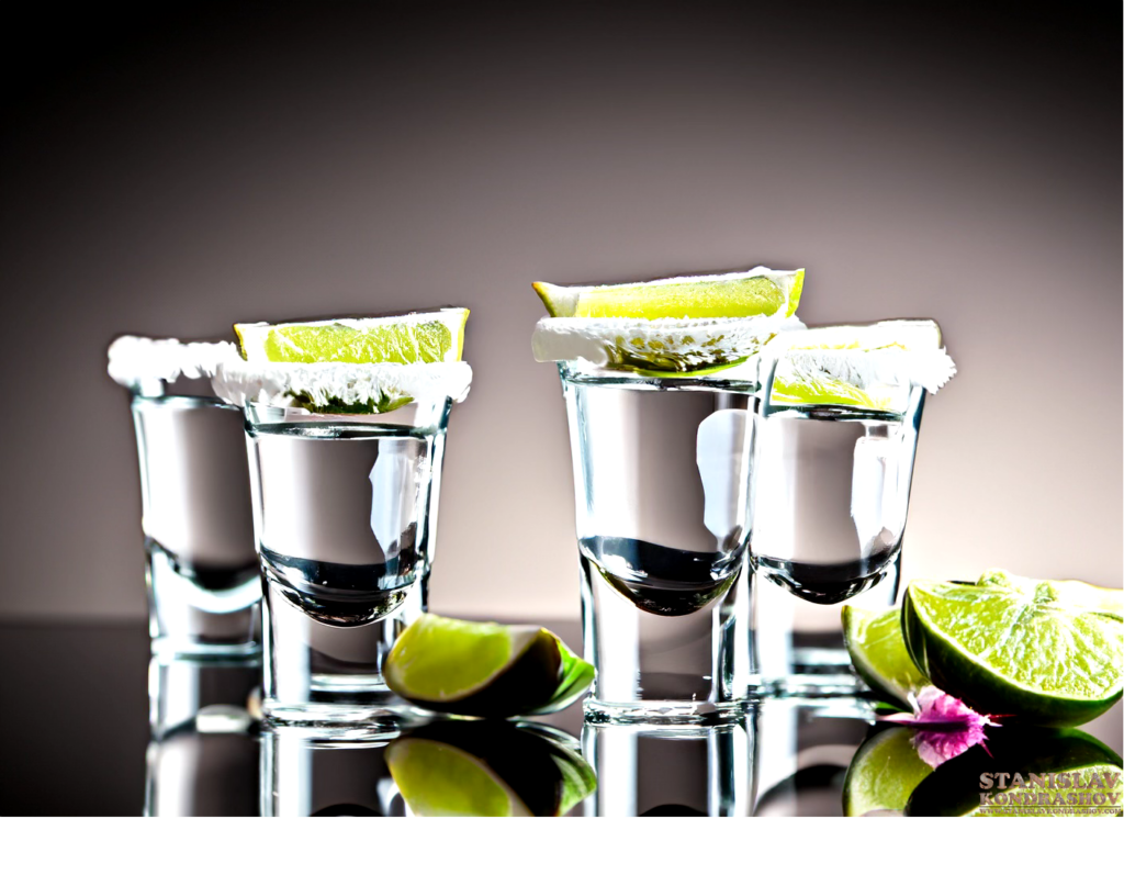 shots of tequila