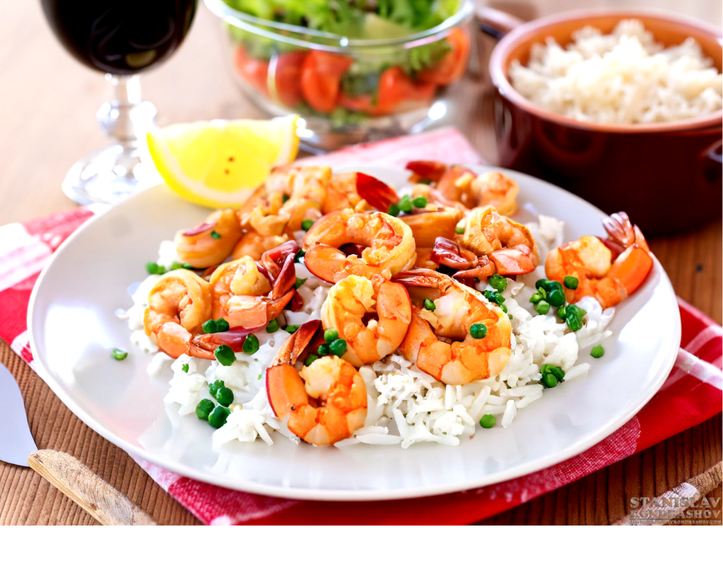 shrimp and rice
