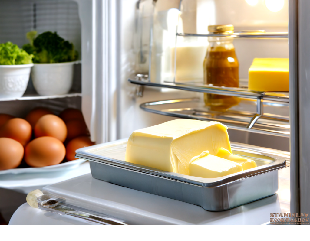 butter in fridge 