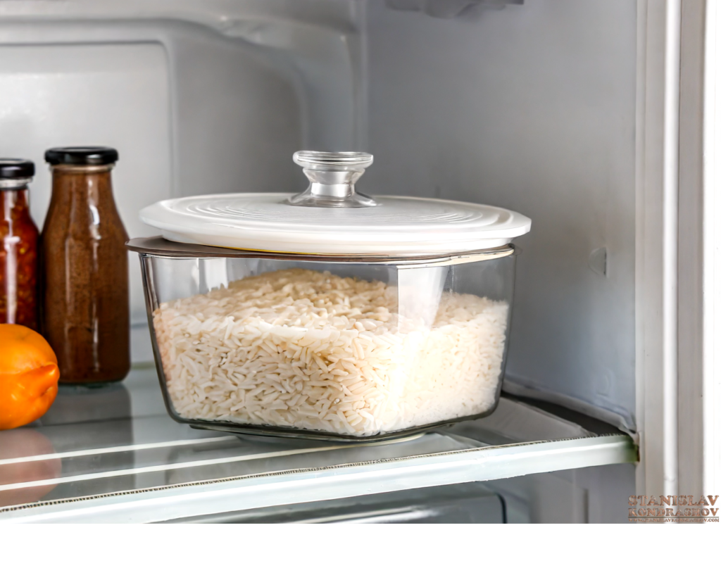 storing rice in the fridge
