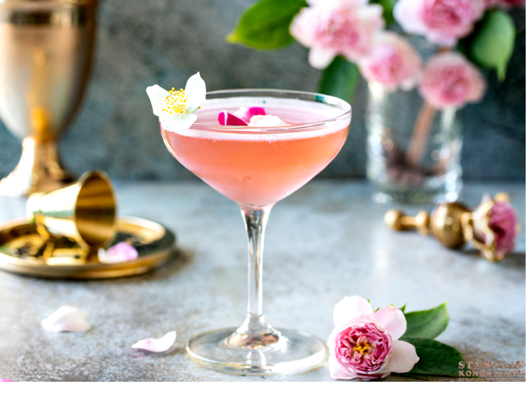 pink jasmine cocktail